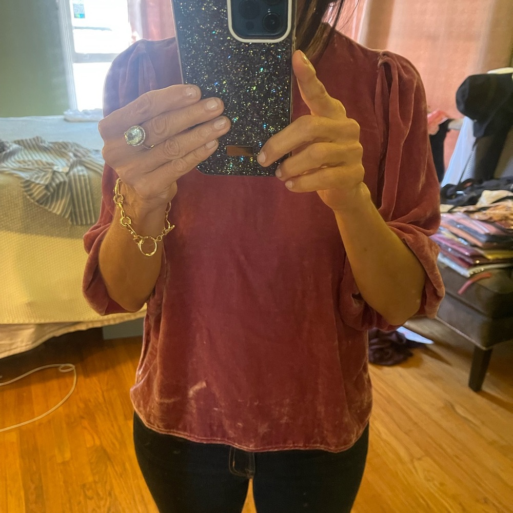 Velvet by Graham & Spencer Blush Pink Top